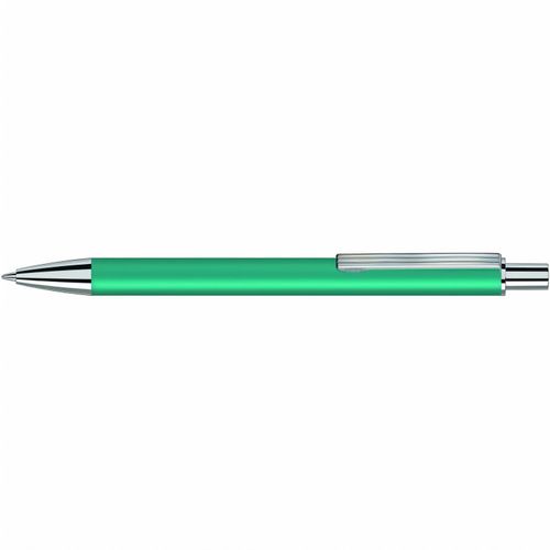 GROOVE Druckkugelschreiber (Art.-Nr. CA301854) - Metall-Druckkugelschreiber mit matter...