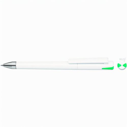 CRYS SI Drehkugelschreiber (Art.-Nr. CA301878) - Drehkugelschreiber mit gedeckt glänzend...