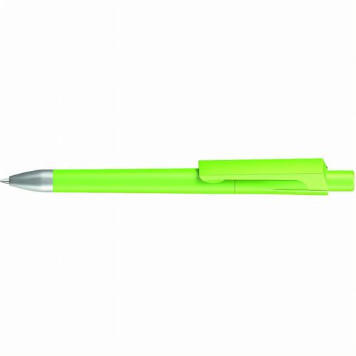 CHECK SI Druckkugelschreiber (Art.-Nr. CA302257) - Druckkugelschreiber mit gedeckt matten...