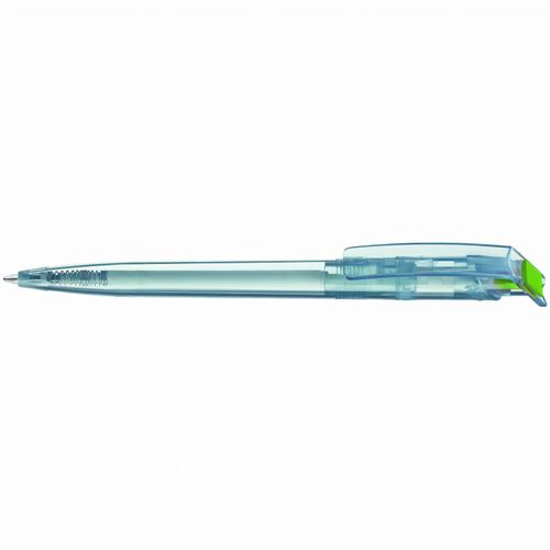 RECYCLED PET PEN transparent SG Druckkugelschreiber (Art.-Nr. CA302737) - Druckkugelschreiber aus recyceltem...