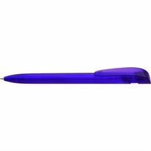 YES transparent Druckkugelschreiber (Violett) (Art.-Nr. CA319738)
