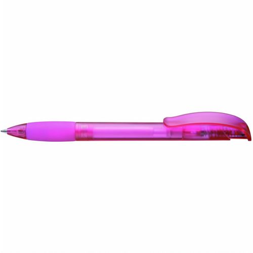 SUNNY frozen Druckkugelschreiber (Art.-Nr. CA325518) - Druckkugelschreiber mit transparent...