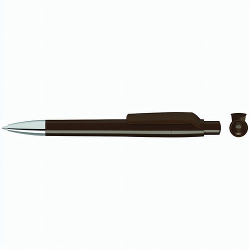BLOOM SI Druckkugelschreiber (Art.-Nr. CA330970) - Druckkugelschreiber mit gedeckt glänzen...