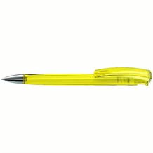 TRINITY transparent SI Druckkugelschreiber (gelb) (Art.-Nr. CA334168)