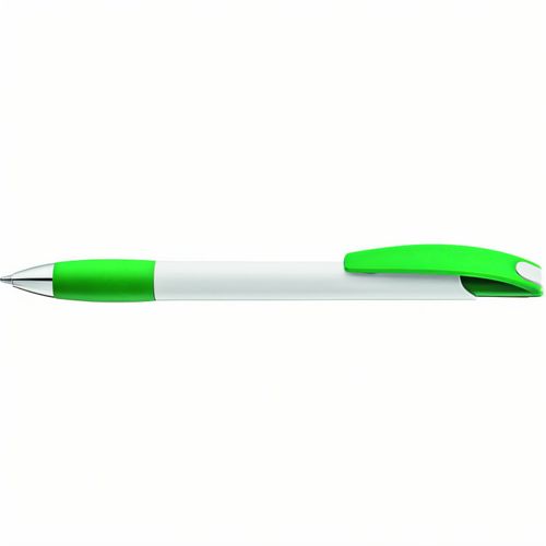 MEMORY SI Druckkugelschreiber (Art.-Nr. CA335020) - Druckkugelschreiber mit gedeckt glänzen...