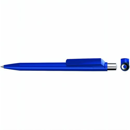 ON TOP SI F Druckkugelschreiber (Art.-Nr. CA335035) - Druckkugelschreiber mit farbig gedeckt...