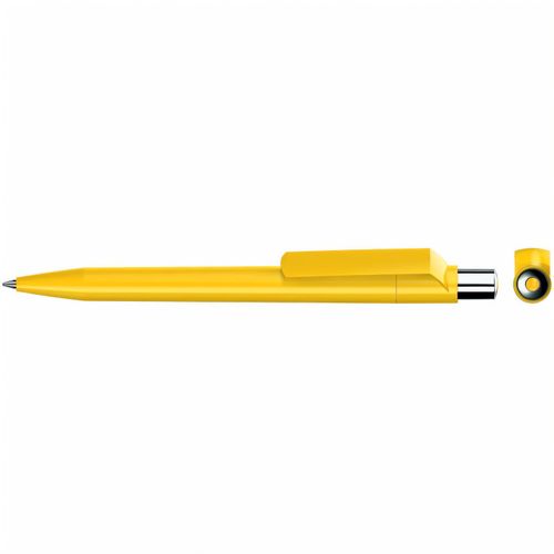 ON TOP SI F Druckkugelschreiber (Art.-Nr. CA337236) - Druckkugelschreiber mit farbig gedeckt...