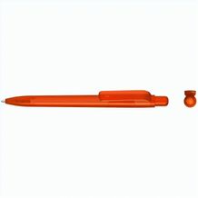 RECYCLED PET PEN FUTURE frozen Druckkugelschreiber (orange) (Art.-Nr. CA337333)