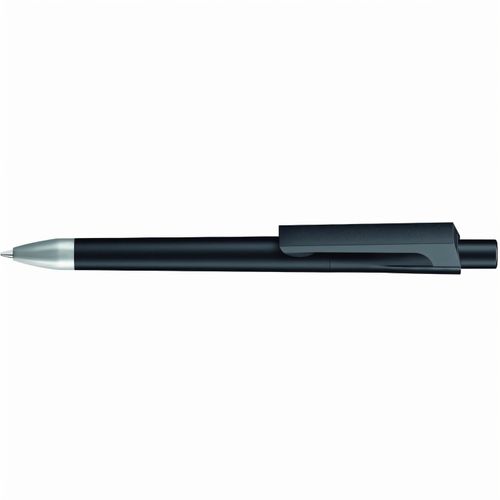 CHECK SI Druckkugelschreiber (Art.-Nr. CA338830) - Druckkugelschreiber mit gedeckt matten...
