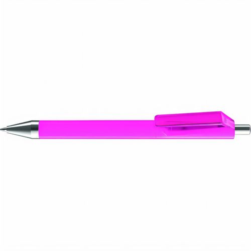 FUSION SI F Druckkugelschreiber (Art.-Nr. CA346374) - Druckkugelschreiber mit gedeckt glänzen...