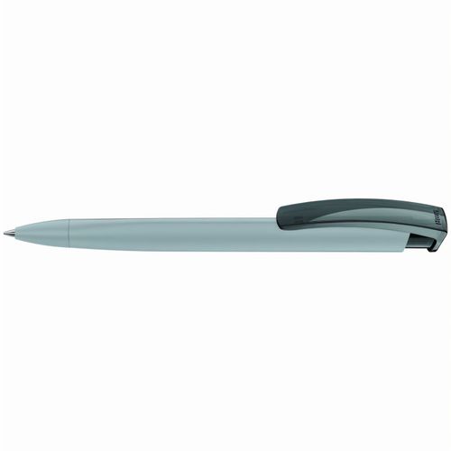TRINITY K transparent GUM Druckkugelschreiber (Art.-Nr. CA349773) - Druckkugelschreiber mit gummiertem...