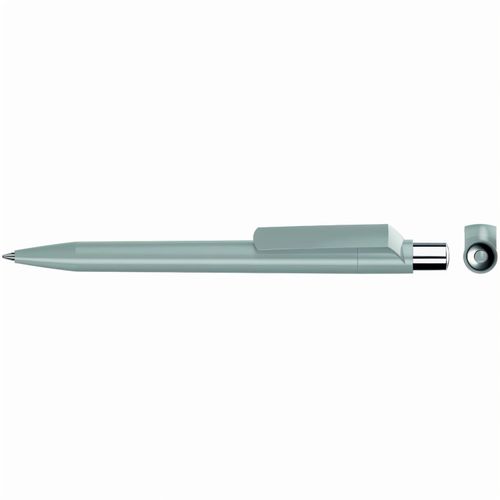 ON TOP SI F Druckkugelschreiber (Art.-Nr. CA359752) - Druckkugelschreiber mit farbig gedeckt...