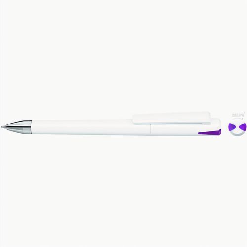 CRYS SI Drehkugelschreiber (Art.-Nr. CA361574) - Drehkugelschreiber mit gedeckt glänzend...