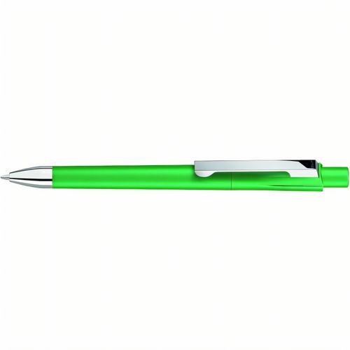 CHECK M-SI Druckkugelschreiber (Art.-Nr. CA365934) - Druckkugelschreiber mit gedeckt matten...