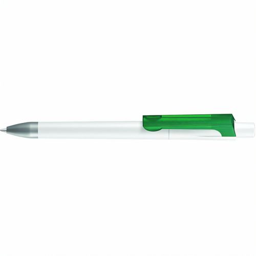 CHECK K frozen SI Druckkugelschreiber (Art.-Nr. CA367479) - Druckkugelschreiber mit gedeckt matten...