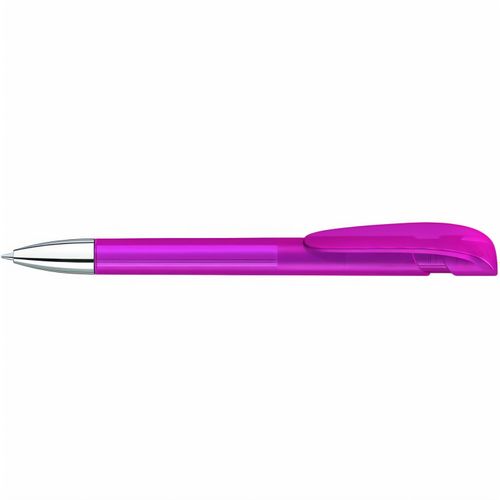 YES frozen SI Druckkugelschreiber (Art.-Nr. CA368957) - Druckkugelschreiber mit transparent...