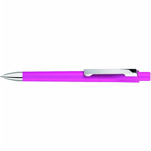 CHECK M-SI Druckkugelschreiber (Art.-Nr. CA380281) - Druckkugelschreiber mit gedeckt matten...