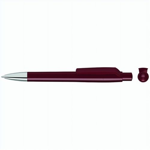 BLOOM SI Druckkugelschreiber (Art.-Nr. CA388649) - Druckkugelschreiber mit gedeckt glänzen...