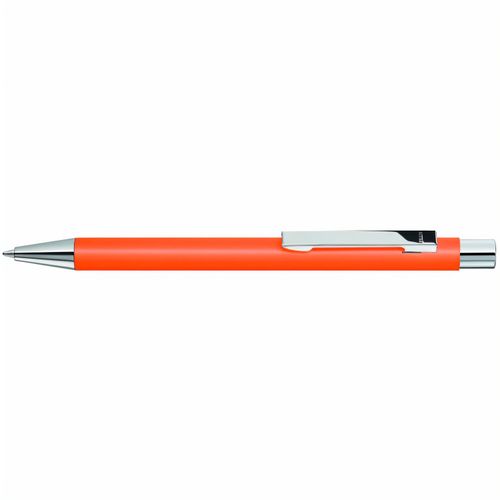 STRAIGHT SI Druckkugelschreiber (Art.-Nr. CA392735) - Metall-Druckkugelschreiber mit mattem...