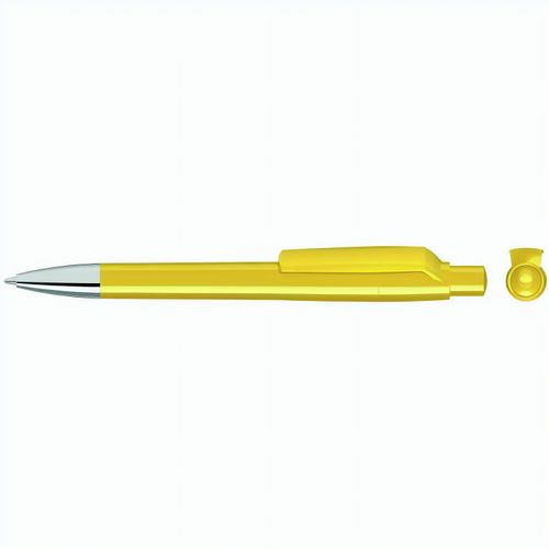 BLOOM SI Druckkugelschreiber (Art.-Nr. CA403964) - Druckkugelschreiber mit gedeckt glänzen...