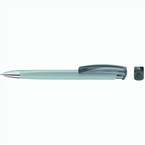 TRINITY K transparent SI RECY Druckkugelschreiber (Art.-Nr. CA412804) - Druckkugelschreiber mit gedeckt mattem...