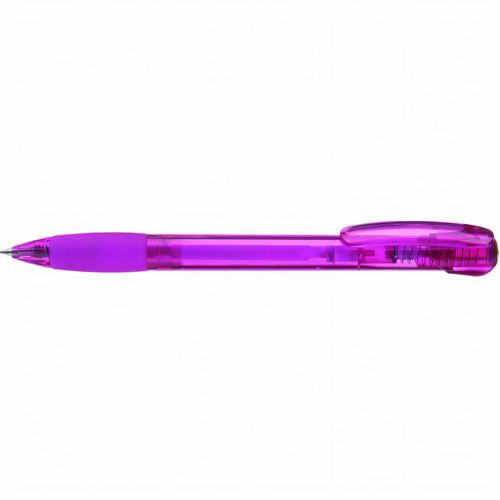FANTASY transparent Druckkugelschreiber (Art.-Nr. CA416627) - Druckkugelschreiber mit transparent...