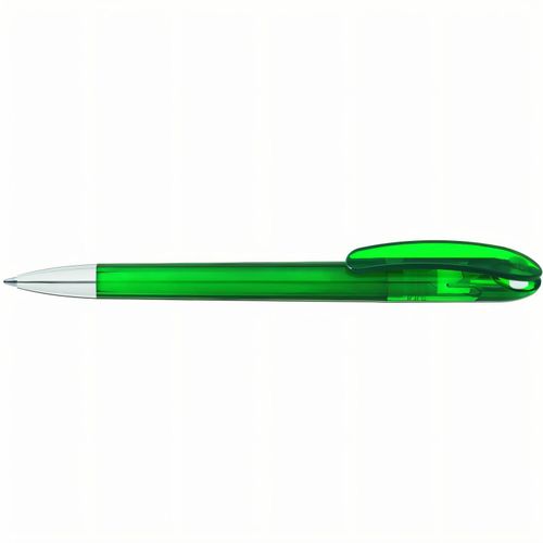 SPOT transparent SI Druckkugelschreiber (Art.-Nr. CA417019) - Drehkugelschreiber mit transparent...