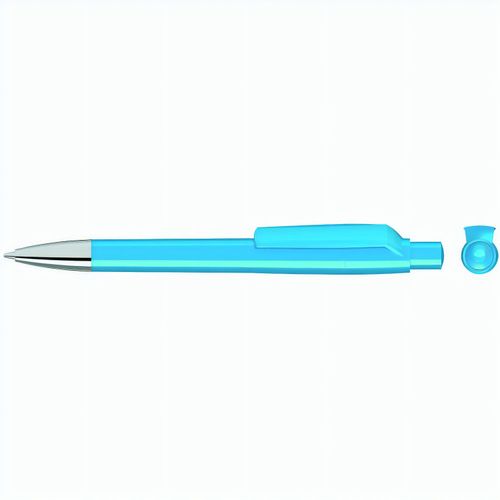BLOOM SI Druckkugelschreiber (Art.-Nr. CA417694) - Druckkugelschreiber mit gedeckt glänzen...