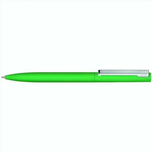 BRIGHT F GUM Drehkugelschreiber (Art.-Nr. CA426265) - Metall-Drehkugelschreiber mit Softtouch-...