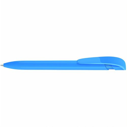YES antibacterial Druckkugelschreiber (Art.-Nr. CA428995) - Druckkugelschreiber mit gedeckt glänzen...