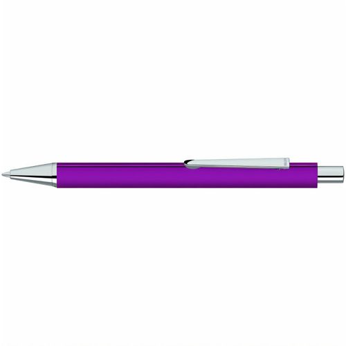 PYRA GUM Druckkugelschreiber (Art.-Nr. CA431043) - Metall-Druckkugelschreiber mit Softtouch...