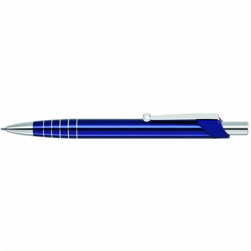MOON Druckkugelschreiber (Art.-Nr. CA439032) - Metall-Druckkugelschreiber mit silbernen...