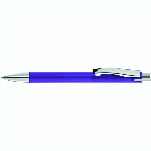 CANDY transparent SI Druckkugelschreiber (Art.-Nr. CA444740) - Druckkugelschreiber mit transparent...