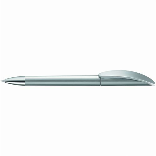 KLICK SI Drehkugelschreiber (Art.-Nr. CA463727) - Drehkugelschreiber mit gedeckt silbernem...