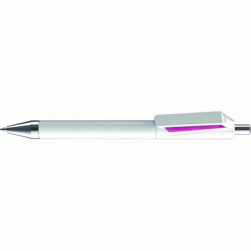 FUSION SI Druckkugelschreiber (Art.-Nr. CA481059) - Druckkugelschreiber mit gedeckt glänzen...