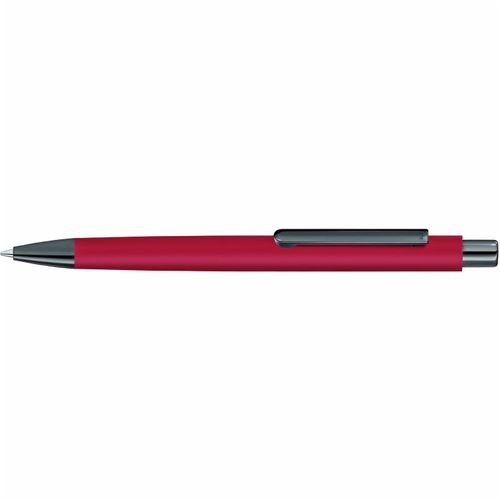 ELLIPSE GUM Druckkugelschreiber (Art.-Nr. CA489492) - Metall-Druckkugelschreiber mit ellipsenf...