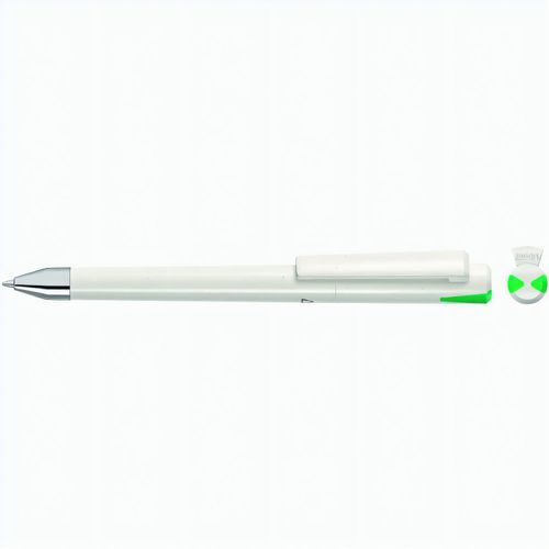 CRYS SI RECY shell Drehkugelschreiber (Art.-Nr. CA492752) - Drehkugelschreiber mit gedeckt glänzend...