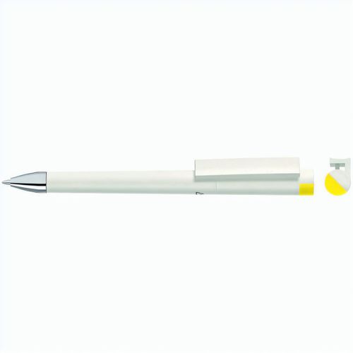 GEOS SI RECY shell Drehkugelschreiber (Art.-Nr. CA492990) - Drehkugelschreiber mit gedeckt mattem...