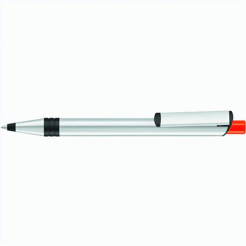 RECYCLED PET PEN ALUMA Druckkugelschreiber (Art.-Nr. CA499901) - Metall-Druckkugelschreiber mit Metallspi...