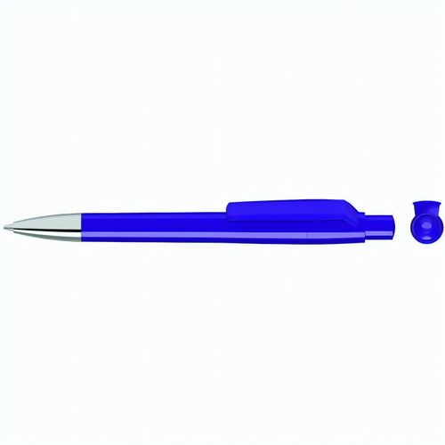 BLOOM SI Druckkugelschreiber (Art.-Nr. CA506691) - Druckkugelschreiber mit gedeckt glänzen...