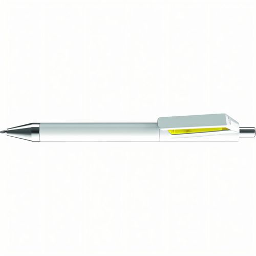 FUSION SI Druckkugelschreiber (Art.-Nr. CA514951) - Druckkugelschreiber mit gedeckt glänzen...