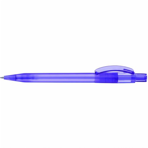 PIXEL frozen Druckkugelschreiber (Art.-Nr. CA526409) - Druckkugelschreiber mit gefrostetem...