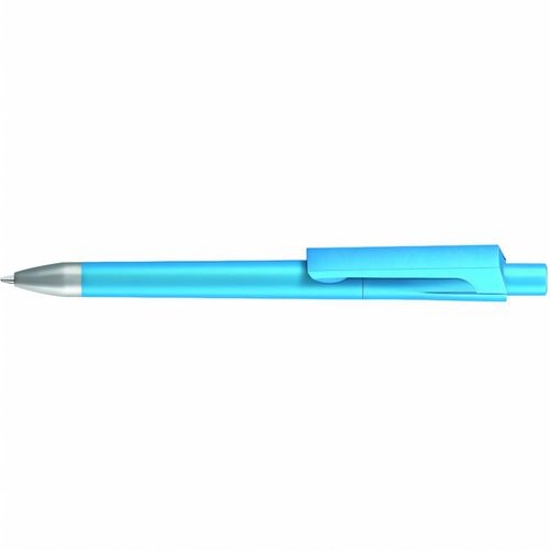 CHECK SI Druckkugelschreiber (Art.-Nr. CA530340) - Druckkugelschreiber mit gedeckt matten...