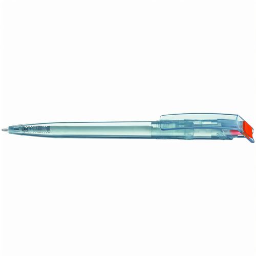 RECYCLED PET PEN transparent SG Druckkugelschreiber (Art.-Nr. CA532709) - Druckkugelschreiber aus recyceltem...