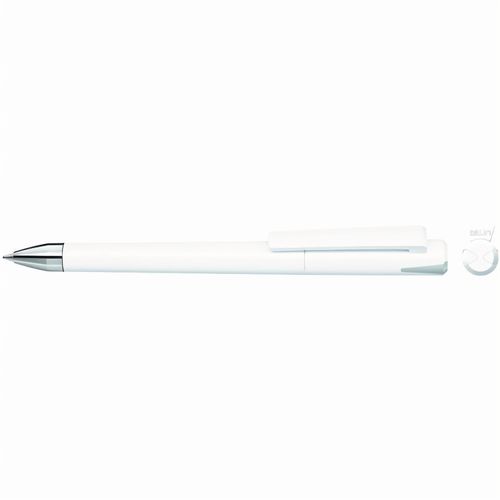 CRYS SI Drehkugelschreiber (Art.-Nr. CA542619) - Drehkugelschreiber mit gedeckt glänzend...