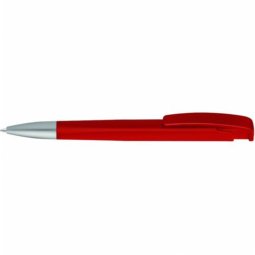 LINEO SI Druckkugelschreiber (Art.-Nr. CA544243) - Druckkugelschreiber mit geometrisch...
