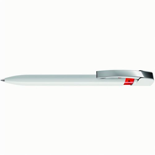 SKY M Druckkugelschreiber (Art.-Nr. CA548049) - Druckkugelschreiber mit gedeckt glänzen...