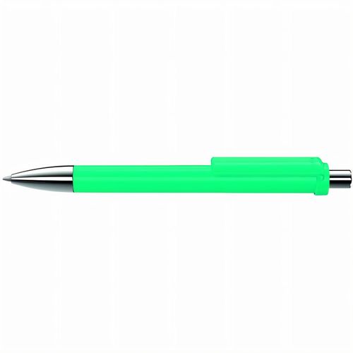 FASHION SI Druckkugelschreiber (Art.-Nr. CA551314) - Druckkugelschreiber mit gedeckt glänzen...