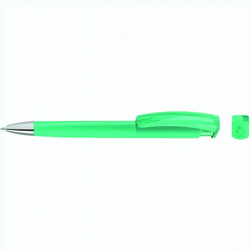 TRINITY K transparent SI RECY Druckkugelschreiber (Art.-Nr. CA563912) - Druckkugelschreiber mit gedeckt mattem...