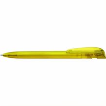 YES transparent Druckkugelschreiber (gelb) (Art.-Nr. CA580988)